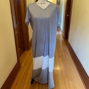 New Grey Maxi Dress